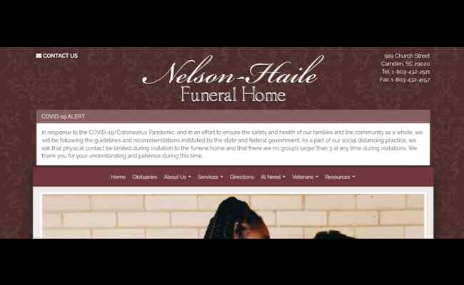 Haile Funeral Home Camden, SC Obituaries 2023 Best Info